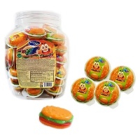 Hamburgers de bonbons de 8 gr - 50 unités