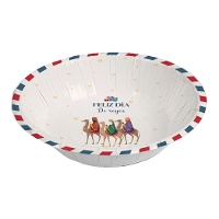 Bols des Rois Mages blancs de 17,5 cm - 6 unités