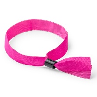 Bracelet en tissu avec fermeture de sécurité de 1,5 cm - 50 unités