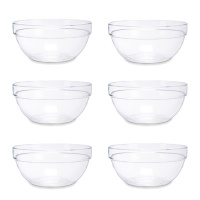 Bol de 0,25 L transparent - 6 unités