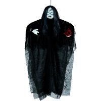 Pendentif de poupée parlante avec lumière et son de 90 cm