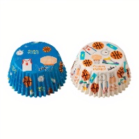 Caissettes pour cupcakes Basket-ball - Decora - 36 unités