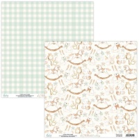 Papier de scrapbooking Little one love - Mintay papers - 1 feuille