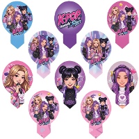 Oblates comestibles K-pop prédécoupées - 20 unités