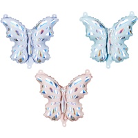 Ballons en forme de papillons de 23 x 19 cm - 21 unités