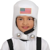 Casque d'astronaute en tissu pour enfant