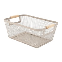 Panier métallique de 33,2 x 21,5 x 13,3 cm