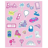 Autocollants Barbie - 4 feuilles