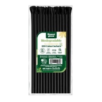 Pailles de 20,3 cm en plastique biodégradable - Honest Green - 100 unités