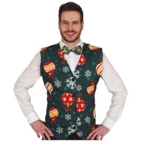Gilet de Noël avec boules