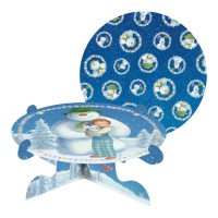 Support pour gâteaux The Snowman réversible de 31 cm - Creative Party