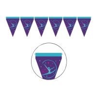 Bannière de gymnastique rythmique