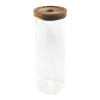 Bocal de 1,3 L en verre avec couvercle