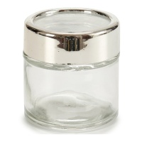 Pot de 0,08 L transparent avec couvercle