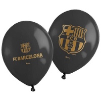 Ballons en latex élégants FC Barcelona - lot de 6 - 30 cm