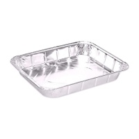 Emballage rectangulaire jetable de 39,8 x 33,8 x 5,5 cm
