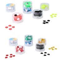 Gemmes acryliques en forme de coeur de couleurs 10 x 10 mm - 240 unités