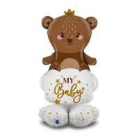 Ballon d'ourson avec base My baby de 56 x 118 cm - Grabo