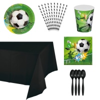 Pack pour fête de football GOAL - 8 personnes