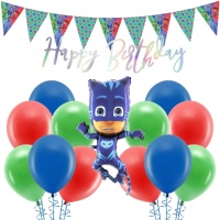 Pack de décoration pour fête Pj Masks - 33 pièces