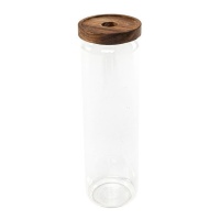 Bocal de 1,5 L en verre avec couvercle