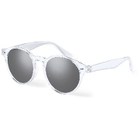 Lunettes de soleil rondes à monture transparente - 1 pièce