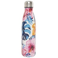 Bouteille de 0,50 L de fleurs tropicales