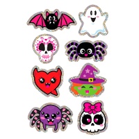 Autocollants holographiques d'Halloween