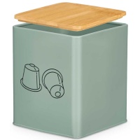 Pot pour capsules de café vert menthe