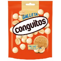 Conguitos de chocolat blanc et biscuit de 120 gr