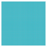 Papier cadeau mosaïque bleu de 1,52 x 0,76 m