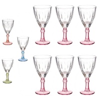 Verre à vin lisse de 275 ml - 6 unités
