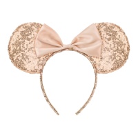 Serre-tête de souris rose doré