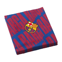 Serviettes FC Barcelona - 12 unités