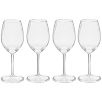 Lot de 4 verres à vin de 330 ml en acrylique