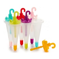 Moule pour glace en forme de parapluie - 6 espaces