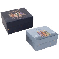 Boîte des Rois Mages de 12 x 10 x 6 cm assortie - 1 unité