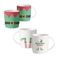 Tasse de 350 ml lutin de Noël - 1 unité