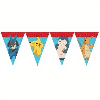 Guirlande de fanions Pokémon