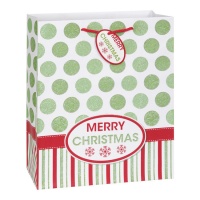 Sac cadeau de 33 x 26,5 x 14 cm de Joyeux Noël