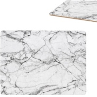 Nappe individuelle de 40 x 30 cm en liège effet marbre