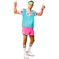 Déguisement sportif années 80 pour homme