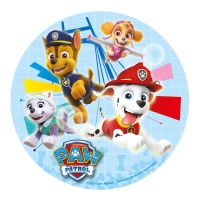 Oblea comestible de la Patrulla Canina de 16 cm - Dekora