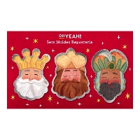 Emporte-pièces des Rois Mages - 3 unités