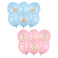 Ballons en latex Elephant Baby de 30 cm - 50 unités - PartyDeco