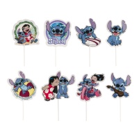 Pics pour cupcakes de Stitch - 16 unités