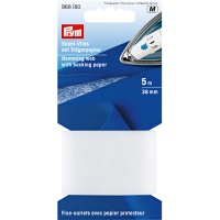 Bande auto-adhésive pour ourlets avec papier de support de 3,8 cm - Prym - 5 m