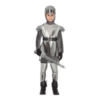 Déguisement de chevalier médiéval avec armure pour enfant