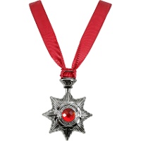 Collier avec médaillon de vampire