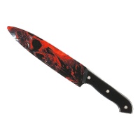 Couteau avec crâne rouge de 31 cm